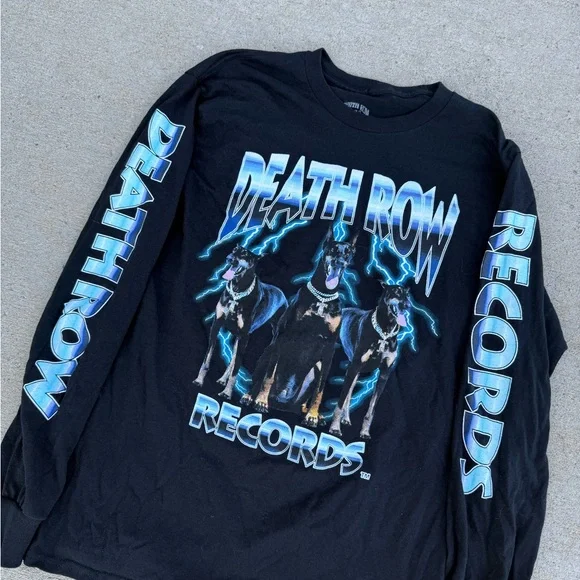 Death Row records LongSleeve Tee - Picture 3 of 4